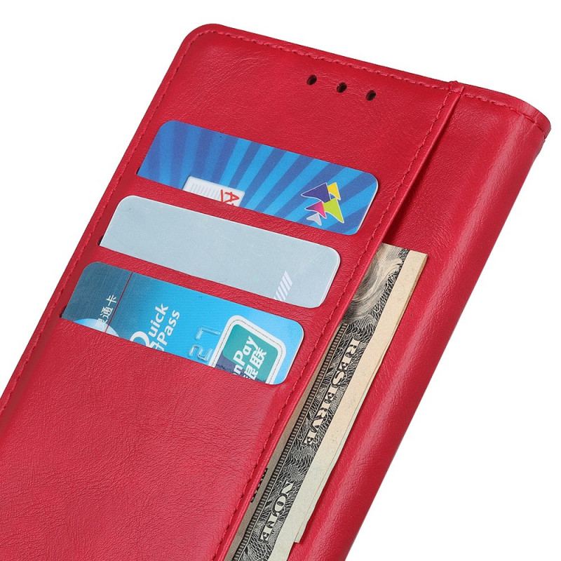 Capa Folio Para Sony Xperia Pro-I Botão Decorativo De Couro Sintético