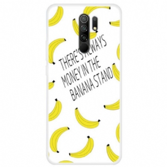 Capa De Celular Para Xiaomi Redmi 9 Dinheiro Banana Transparente