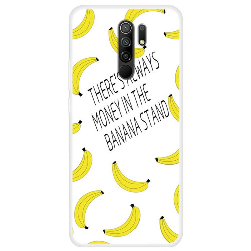 Capa De Celular Para Xiaomi Redmi 9 Dinheiro Banana Transparente