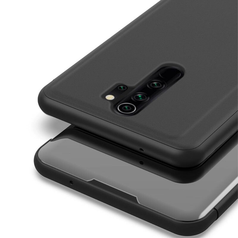 Capa De Celular Para Xiaomi Redmi 9 Espelho E Couro Sintético