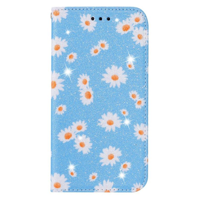 Capa De Celular Para Xiaomi Redmi 9 Flip Margaridas