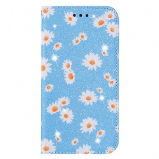 Capa De Celular Para Xiaomi Redmi 9 Flip Margaridas