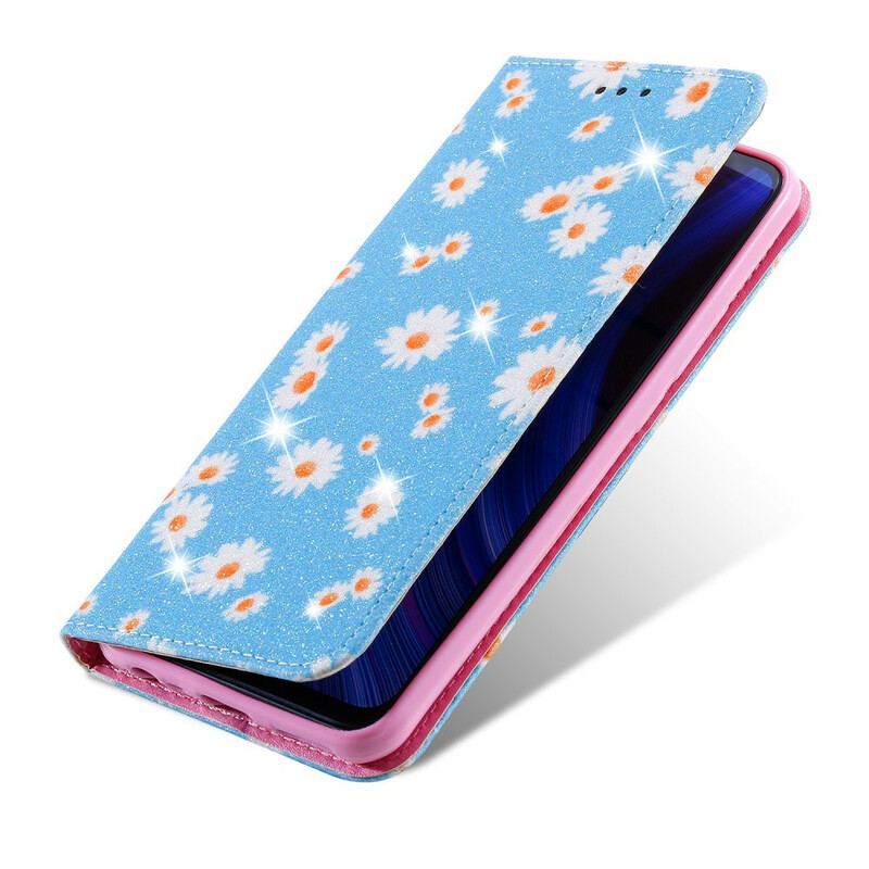 Capa De Celular Para Xiaomi Redmi 9 Flip Margaridas