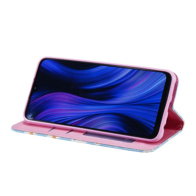 Capa De Celular Para Xiaomi Redmi 9 Flip Margaridas