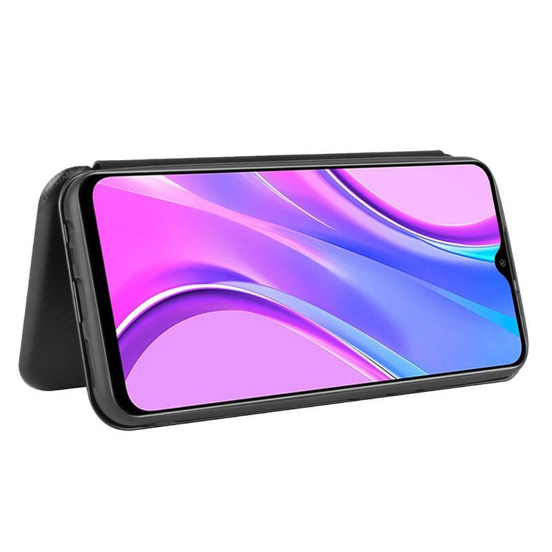 Capa De Celular Para Xiaomi Redmi 9 Flip Silicone De Carbono Colorido