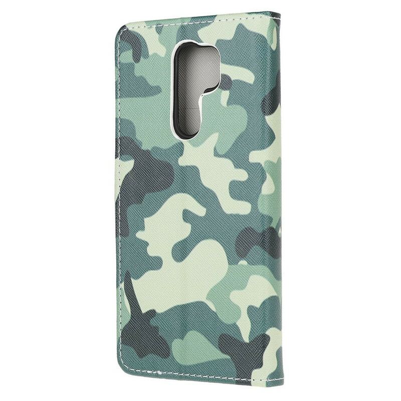 Capa De Couro Para Xiaomi Redmi 9 Camuflar