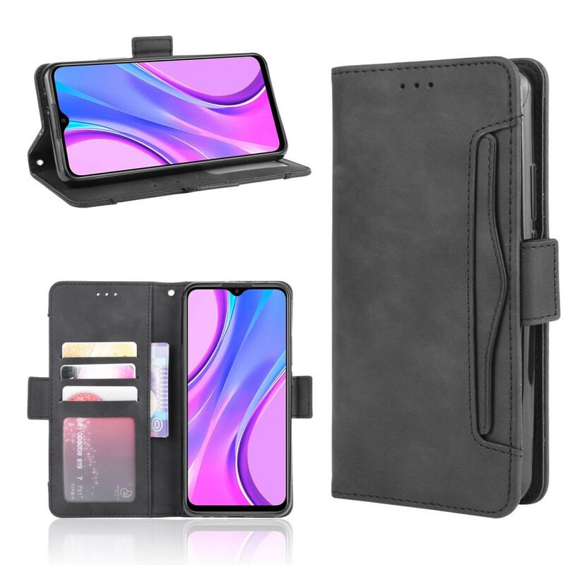 Capa De Couro Para Xiaomi Redmi 9 Multi-card Premier Class