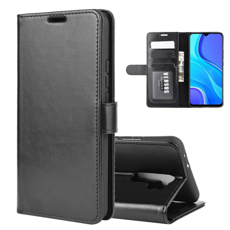 Capa Em Pele Para Xiaomi Redmi 9 Couro Ultra Sintético