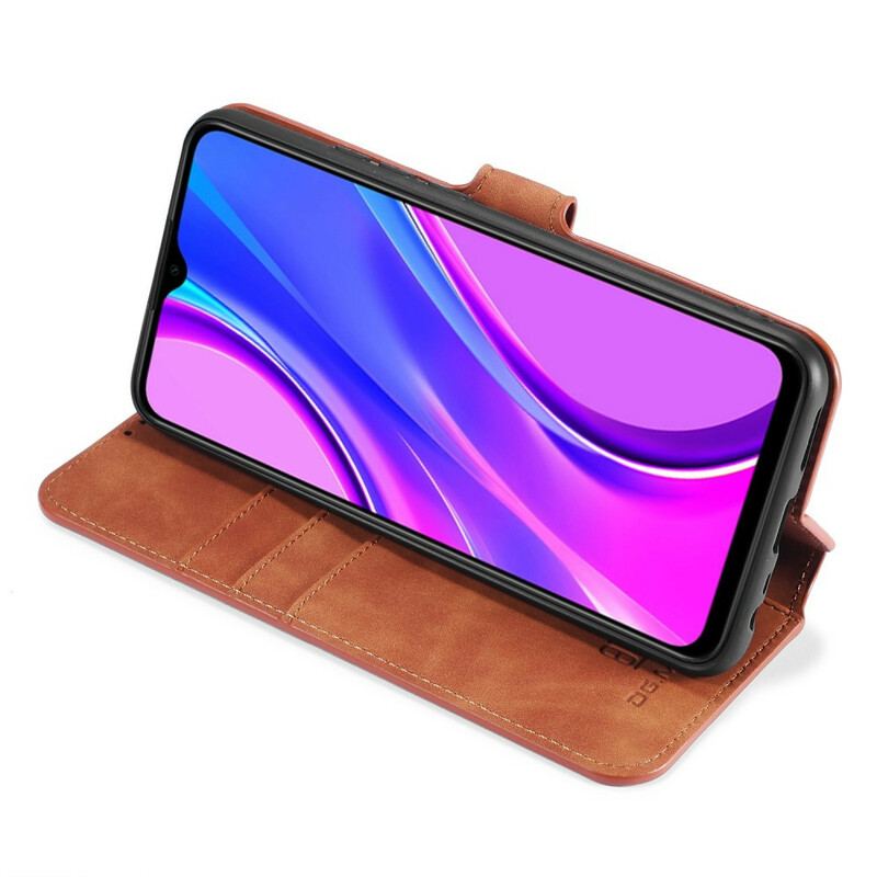 Capa Em Pele Para Xiaomi Redmi 9 Dg.ming Retro