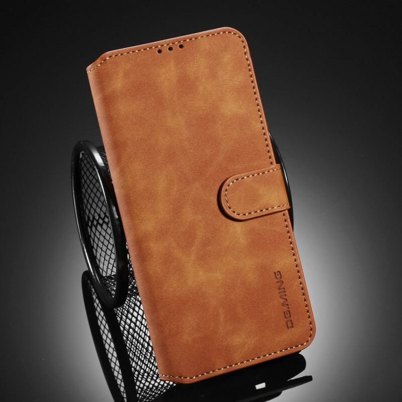 Capa Em Pele Para Xiaomi Redmi 9 Dg.ming Retro