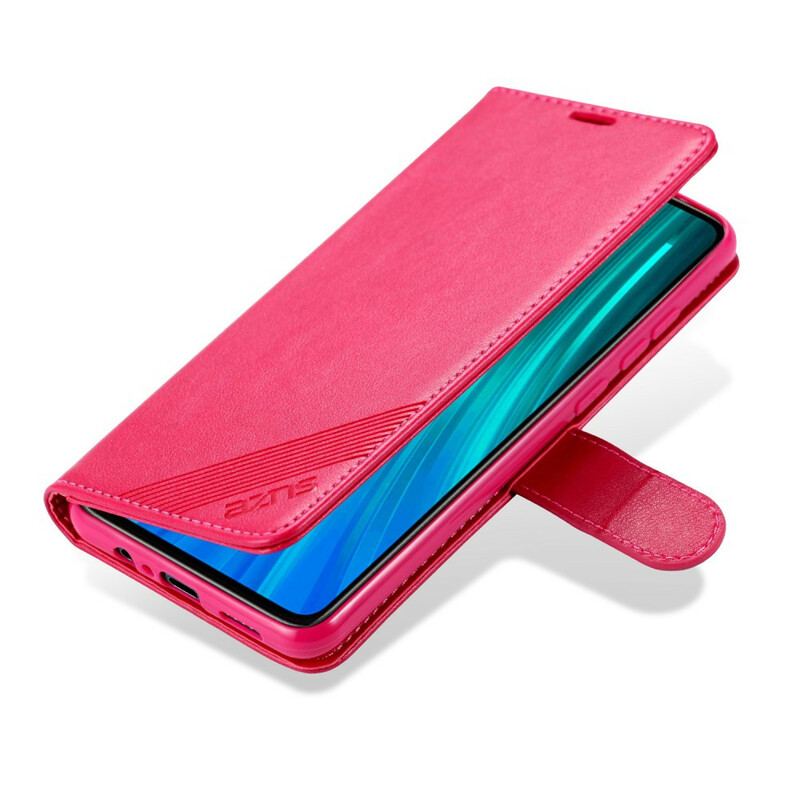 Capa Flip Para Xiaomi Redmi 9 Couro Sintético Azns