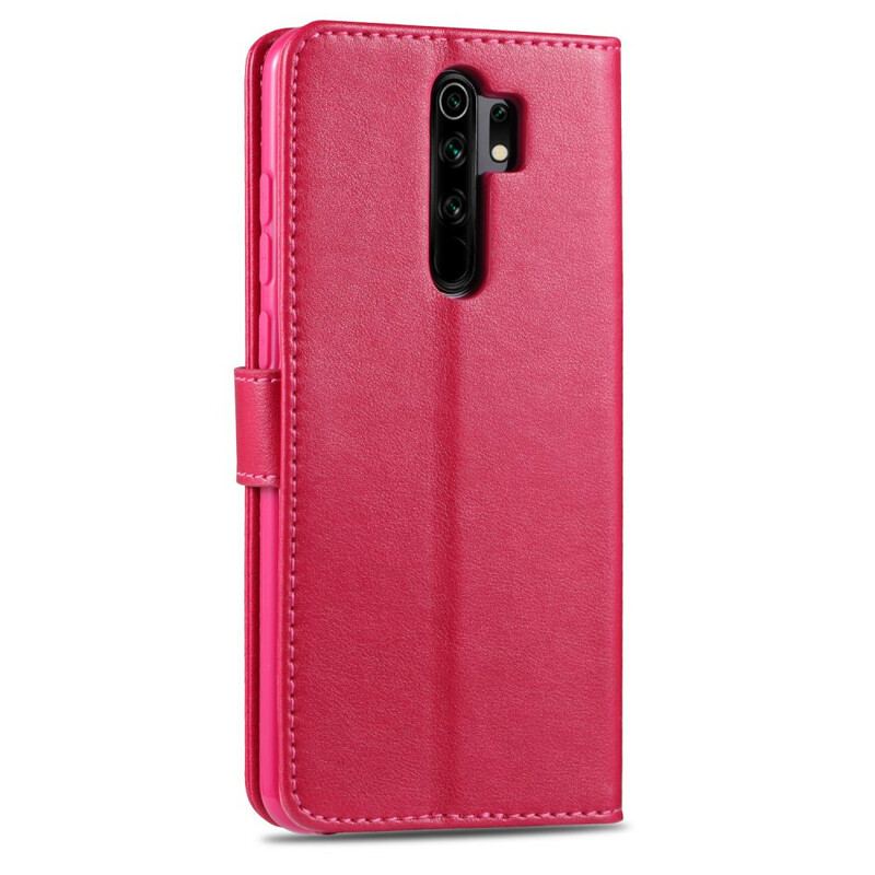 Capa Flip Para Xiaomi Redmi 9 Couro Sintético Azns