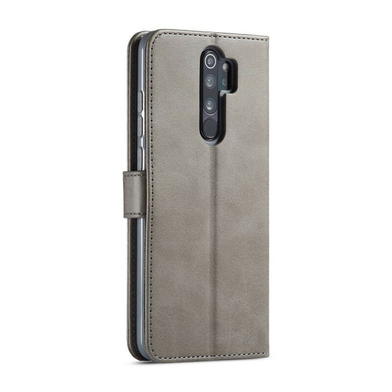 Capa Flip Para Xiaomi Redmi 9 Lc.imeeke Efeito Couro