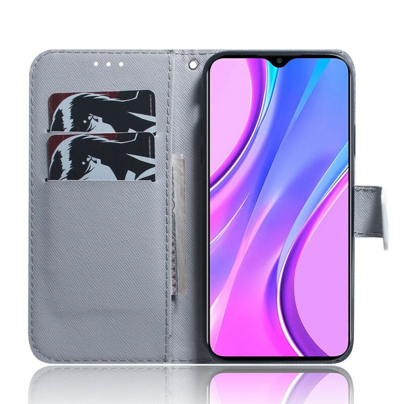 Capa Flip Para Xiaomi Redmi 9 Olhar Canino