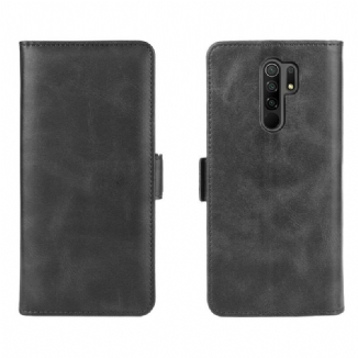 Capa Folio Para Xiaomi Redmi 9 Flip Aba Dupla