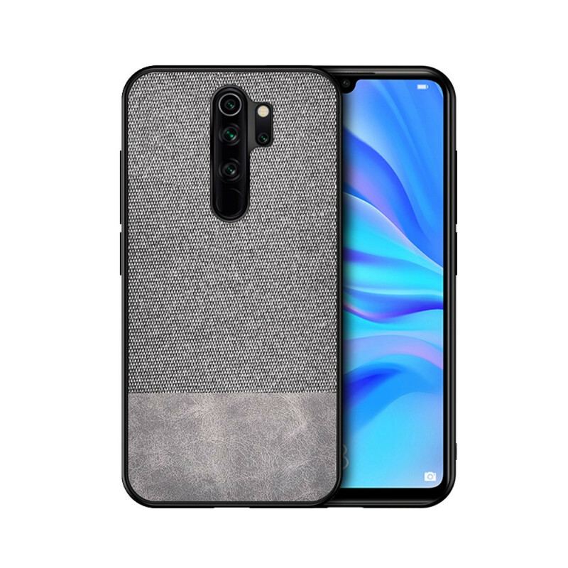 Capa Para Xiaomi Redmi 9 Couro Falso De Textura Dupla