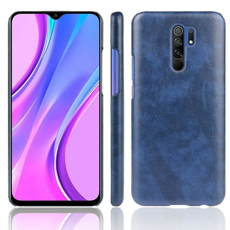 Capa Para Xiaomi Redmi 9 Efeito De Couro De Desempenho