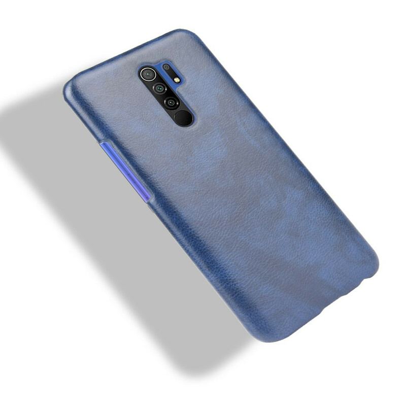 Capa Para Xiaomi Redmi 9 Efeito De Couro De Desempenho