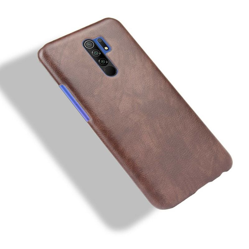 Capa Para Xiaomi Redmi 9 Efeito De Couro De Desempenho