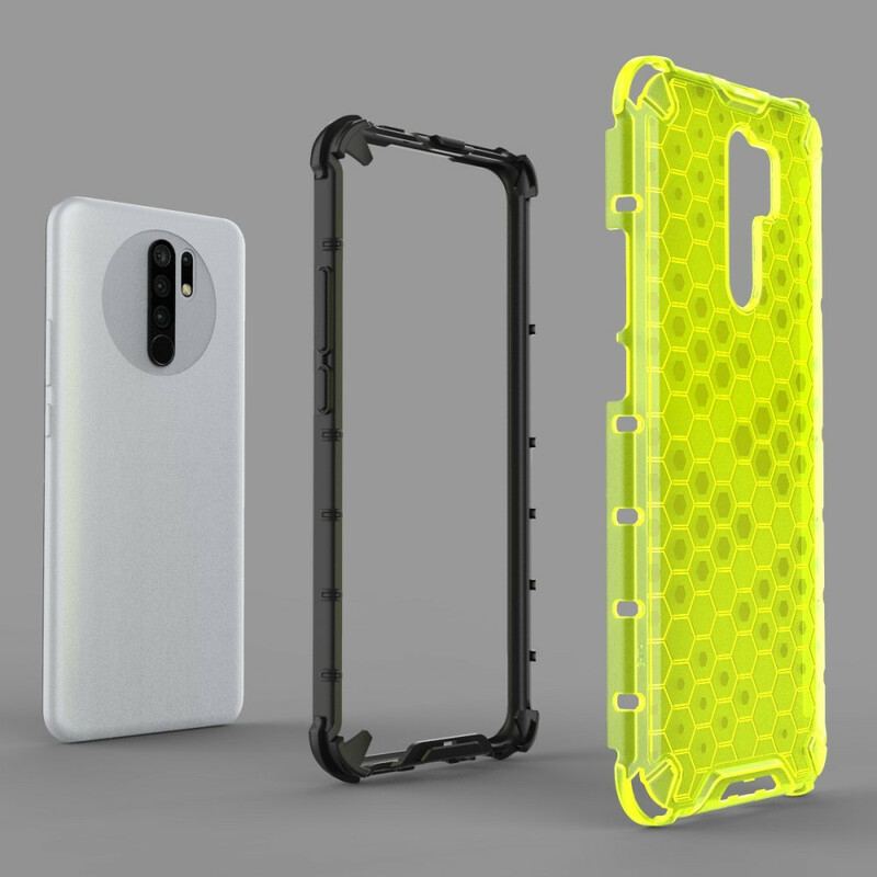 Capa Para Xiaomi Redmi 9 Estilo Favo De Mel