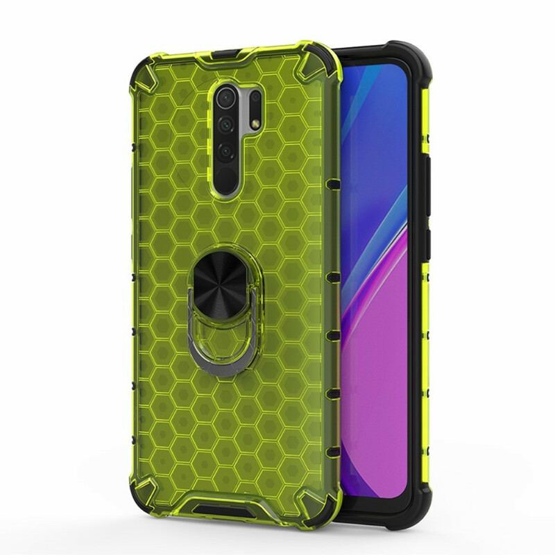 Capa Para Xiaomi Redmi 9 Estilo Favo De Mel E Anel