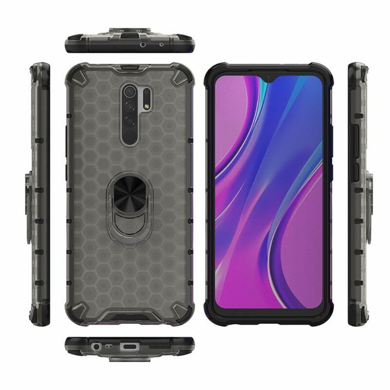 Capa Para Xiaomi Redmi 9 Estilo Favo De Mel E Anel