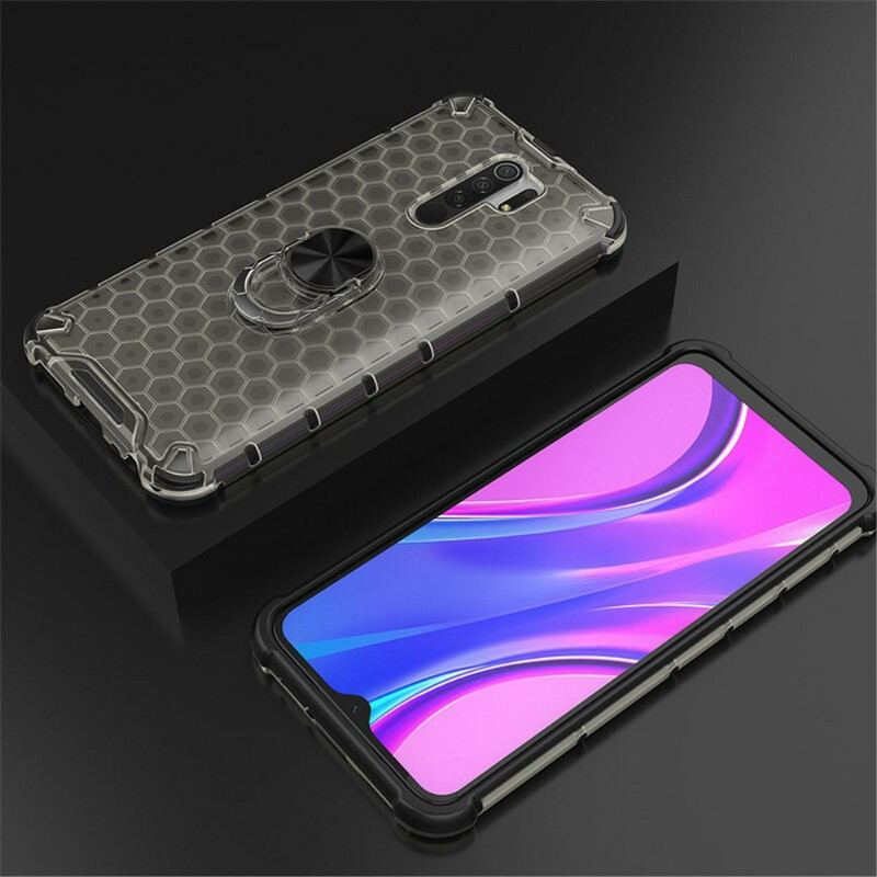 Capa Para Xiaomi Redmi 9 Estilo Favo De Mel E Anel