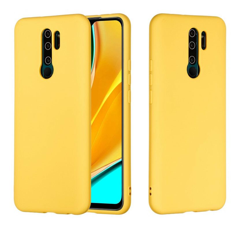 Capa Para Xiaomi Redmi 9 Silicone Líquido Com Cordão