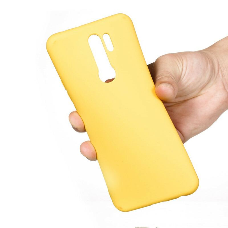 Capa Para Xiaomi Redmi 9 Silicone Líquido Com Cordão