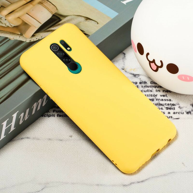 Capa Para Xiaomi Redmi 9 Silicone Líquido Com Cordão