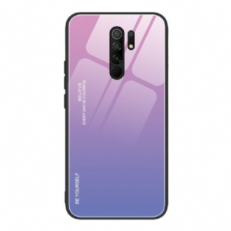 Capa Para Xiaomi Redmi 9 Vidro Temperado Seja Você Mesmo