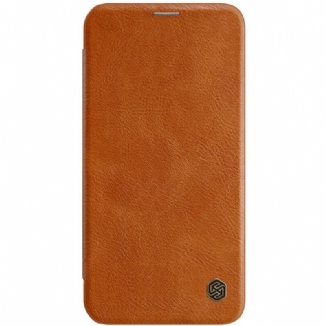 Capa De Celular Para iPhone 12 Mini Flip Série Nillkin Qin