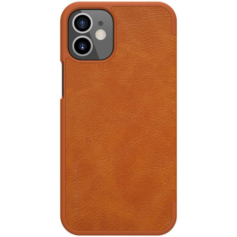 Capa De Celular Para iPhone 12 Mini Flip Série Nillkin Qin