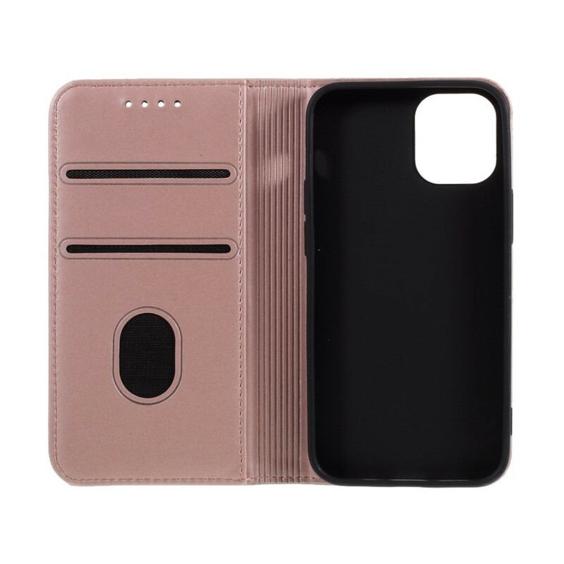 Capa De Celular Para iPhone 12 Mini Flip Suporte Para Cartão