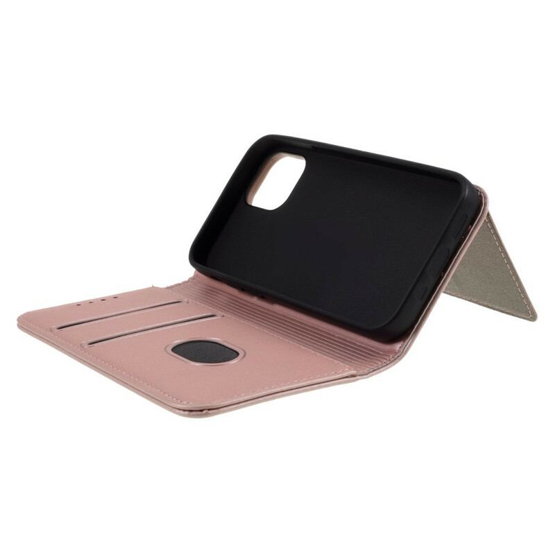 Capa De Celular Para iPhone 12 Mini Flip Suporte Para Cartão