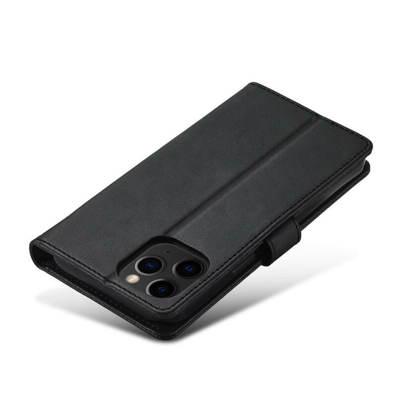 Capa De Couro Para iPhone 12 Mini Lc.imeeke Efeito Couro