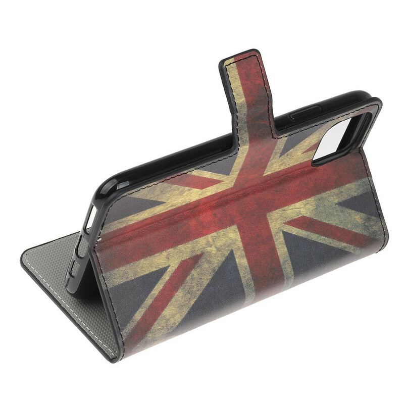 Capa Flip Para iPhone 12 Mini Bandeira Da Inglaterra