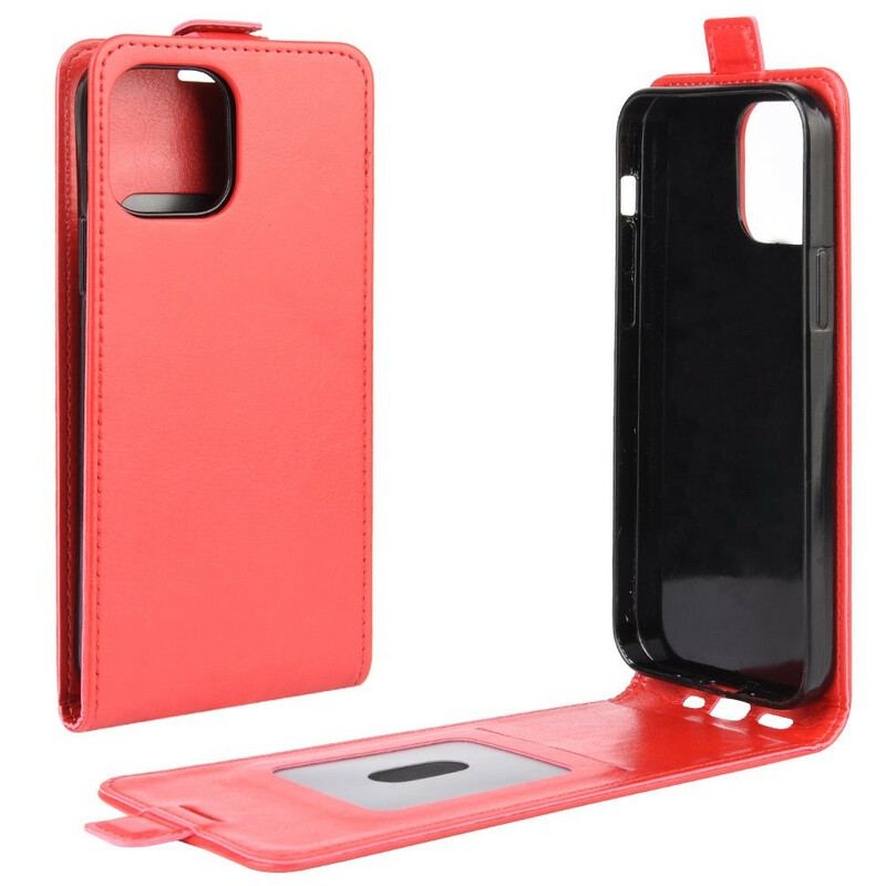 Capa Flip Para iPhone 12 Mini De Couro Dobrável