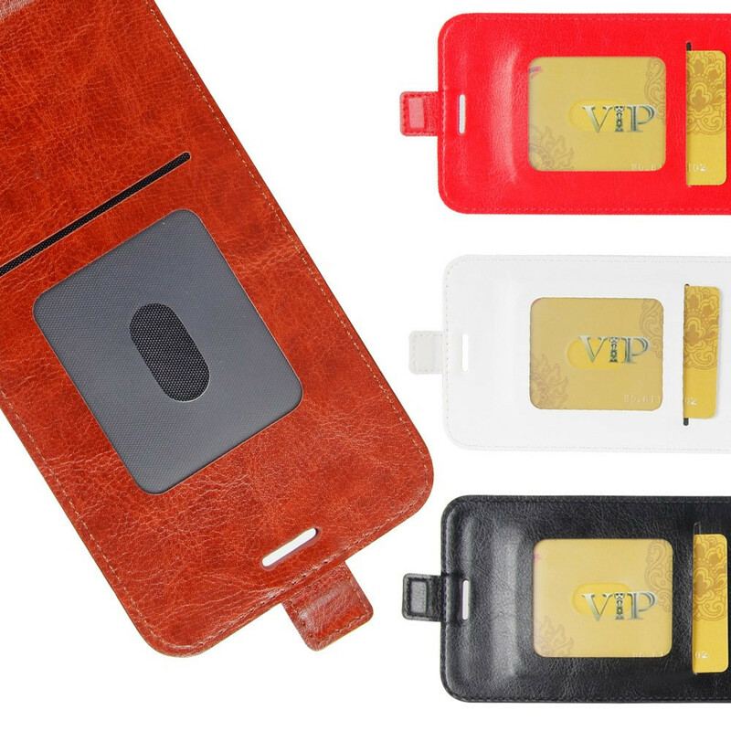 Capa Flip Para iPhone 12 Mini De Couro Dobrável