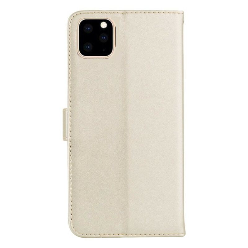 Capa Folio Para iPhone 12 Mini Coruja Mandala E Charme