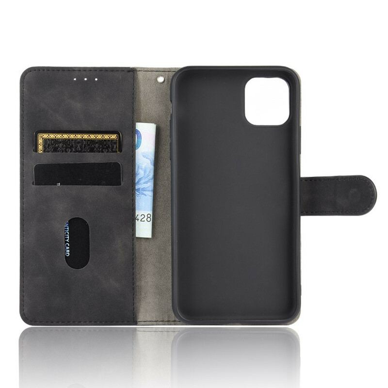 Capa Folio Para iPhone 12 Mini Toque De Pele