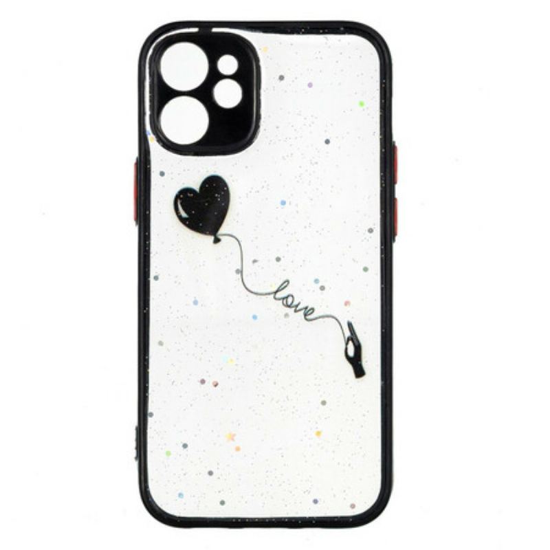 Capa Para iPhone 12 Mini Amor Híbrido