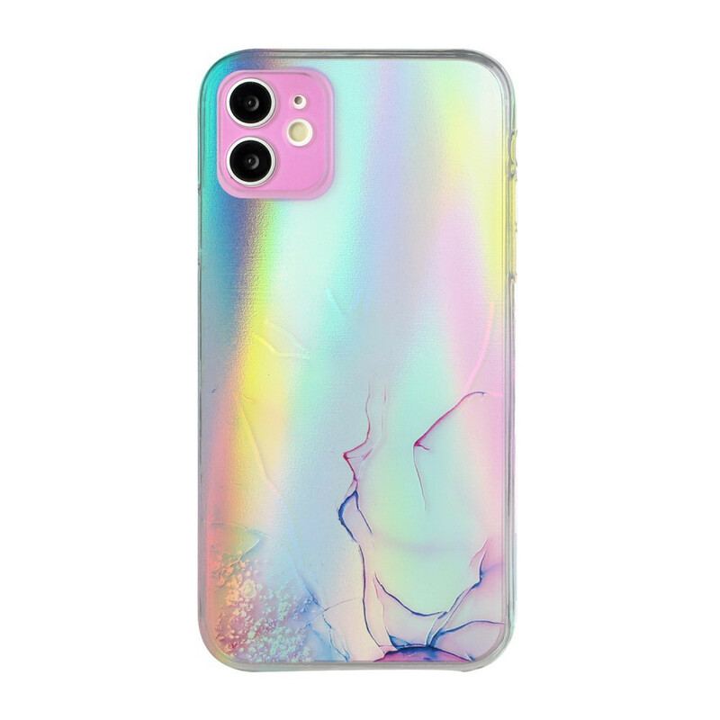 Capa Para iPhone 12 Mini Arte Em Mármore