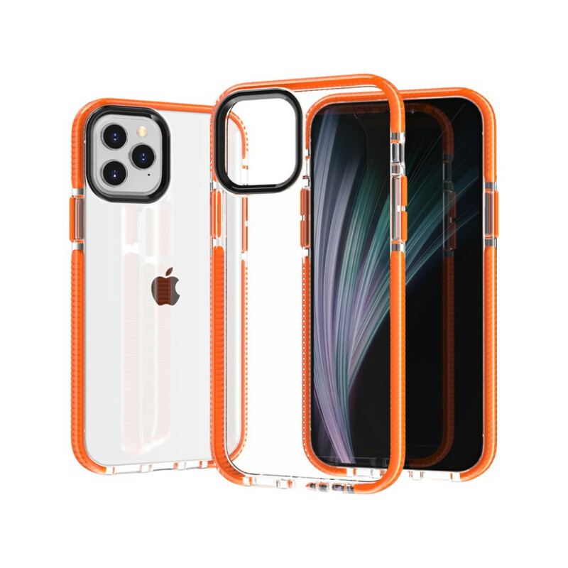 Capa Para iPhone 12 Mini Bordas De Silicone Transparente