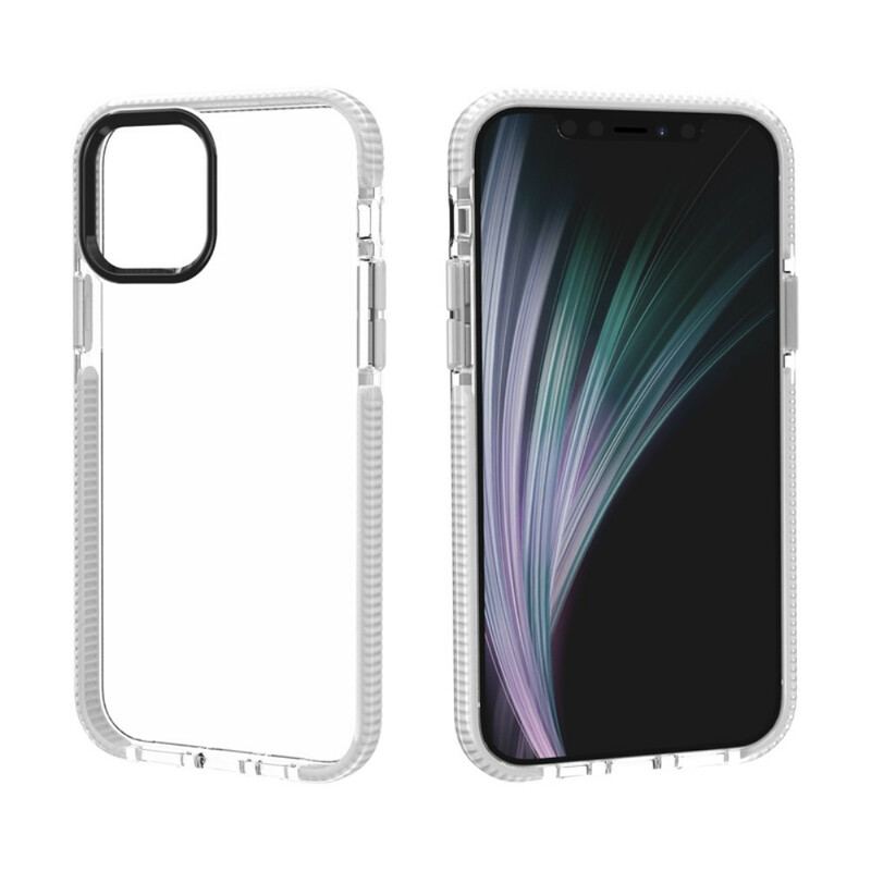 Capa Para iPhone 12 Mini Bordas De Silicone Transparente