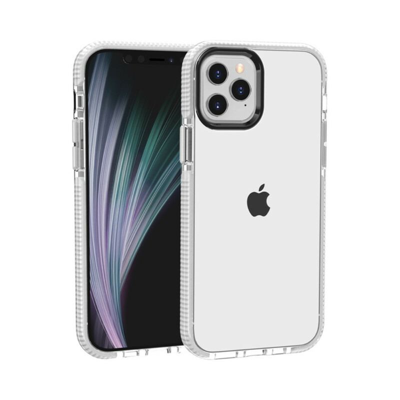 Capa Para iPhone 12 Mini Bordas De Silicone Transparente