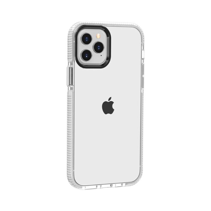 Capa Para iPhone 12 Mini Bordas De Silicone Transparente