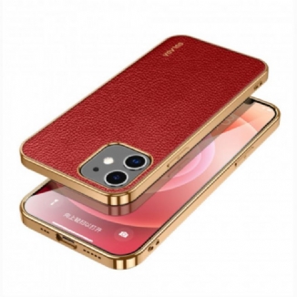 Capa Para iPhone 12 Mini Estilo Couro Sulada