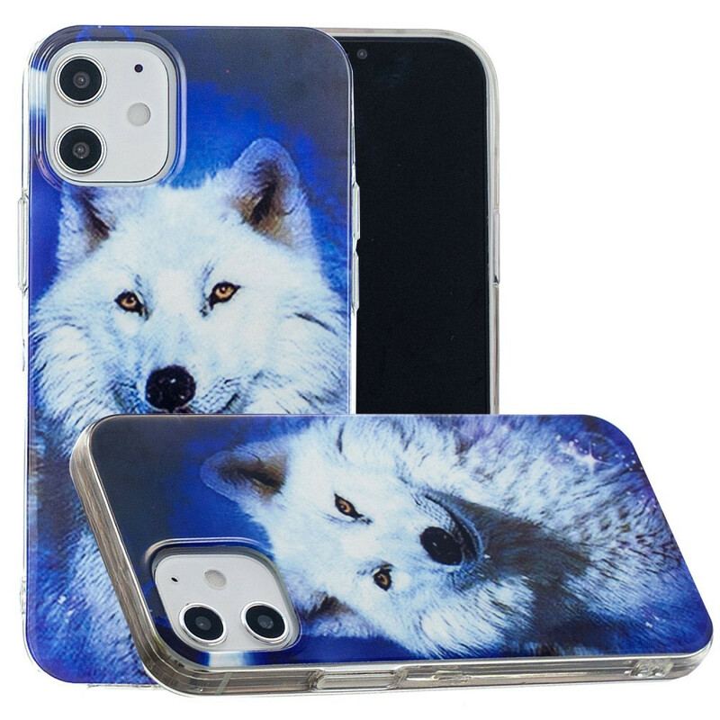 Capa Para iPhone 12 Mini Fluorescente Wolf Series