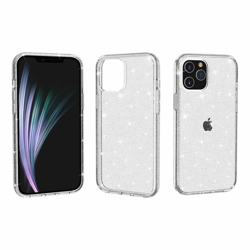 Capa Para iPhone 12 Mini Lantejoulas Transparentes